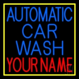 Custom Blue Car Wash Neon Sign