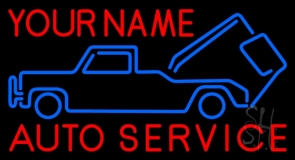 Custom Car Logo Auto Service Neon Sign