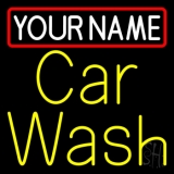 Custom Double Stroke Car Wash Block 1 Neon Sign