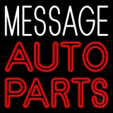 Custom Double Stroke Name Auto Parts Neon Sign