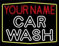 Custom Double Stroke Name Car Wash Neon Sign