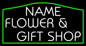 Custom Flower Gift Shop Neon Sign