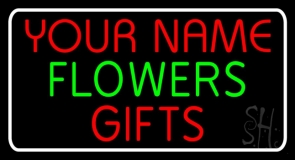 Custom Flowers Gifts Neon Sign