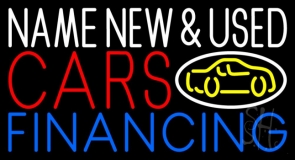 Custom New And Used Cars Neon Sign