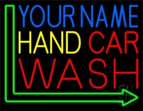 Custom Red Car Wash Neon Sign