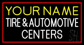 Custom Tire And Automotive Neon Sign
