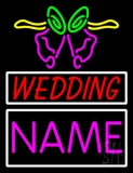 Custom Wedding Chapel Bell Logo Neon Sign