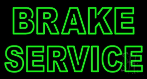 Double Stroke Brake Service Neon Sign