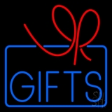 Gifts Block Logo Neon Sign