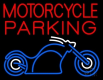 Motorcycle Parking Neon Sign