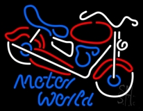 Motor World Neon Sign