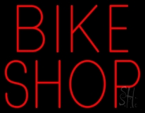 Red Bike Shop Neon Sign