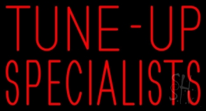 Red Block Tune Up Specialists Neon Sign
