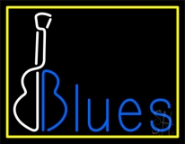 Blues With Guitar 2 Neon Sign