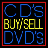 Cds Buy Sell Dvds Block 1 Neon Sign