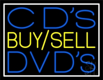 Cds Buy Sell Dvds Block 2 Neon Sign