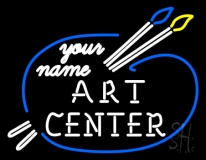 Custom Art Center Neon Sign