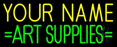 Custom Art Supplies Neon Sign