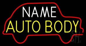 Custom Auto Body 1 Neon Sign