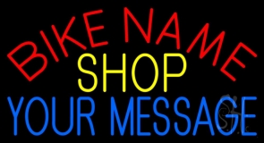 Custom Bike Shop Neon Sign