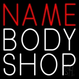 Custom Body Shop Logo Neon Sign