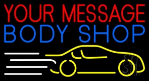 Custom Body Shop Neon Sign