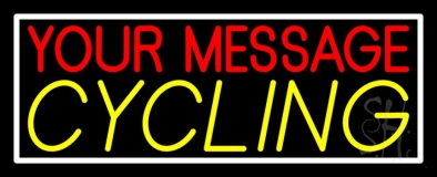 Custom Cycling 2 Neon Sign
