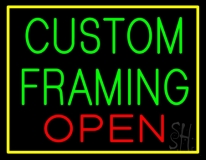 Custom Framing Open Frame Border Neon Sign