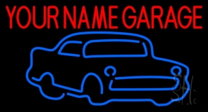 Custom Garage Car Logo 2 Neon Sign