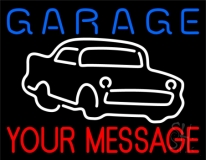 Custom Garage Car Logo 1 Neon Sign