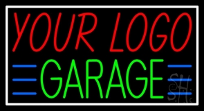 Custom Green Garage 2 Neon Sign