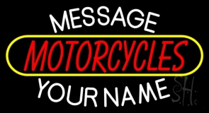Custom Motorcycles 1 Neon Sign