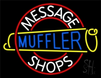 Custom Muffler Shop Neon Sign