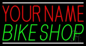 Custom Name Bike Shop 2 Neon Sign