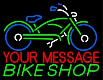 Custom Name Bike Shop Neon Sign