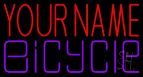 Custom Purple Bicycle Neon Sign