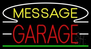Custom Red Garage 2 Neon Sign