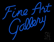 Fine Art Gallery Neon Sign