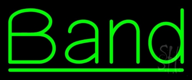 Green Band 1 Neon Sign