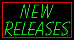 Green New Releases Neon Sign
