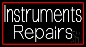 Instrument Repairs 2 Neon Sign