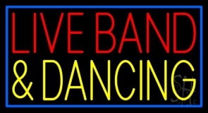 Live Bands 2 Neon Sign