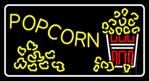 Logo With Popcorn Neon Sign