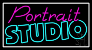 Portrait Studio Neon Sign