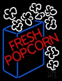 Red Fresh Popcorn Neon Sign