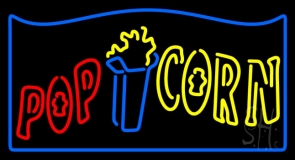 Red Pop Yellow Corn Neon Sign
