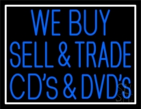 We Buy Sell Cds Dcds 1 Neon Sign