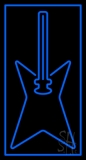 Blue Guitar Neon Sign