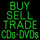 Buy Sell Trade Cds Dvds Block Neon Sign
