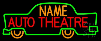 Custom Auto Theatre Car Logo Neon Sign